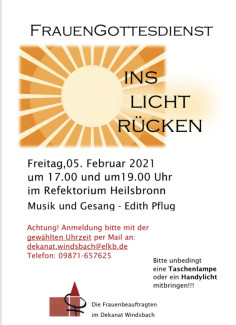 Einladung zum Frauengottesdienst am 5. Februar